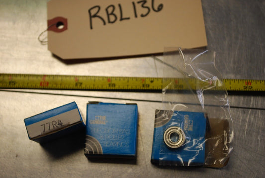 General 77R4 Ball Bearings - Lot of Qty (3) NOS - RBL136