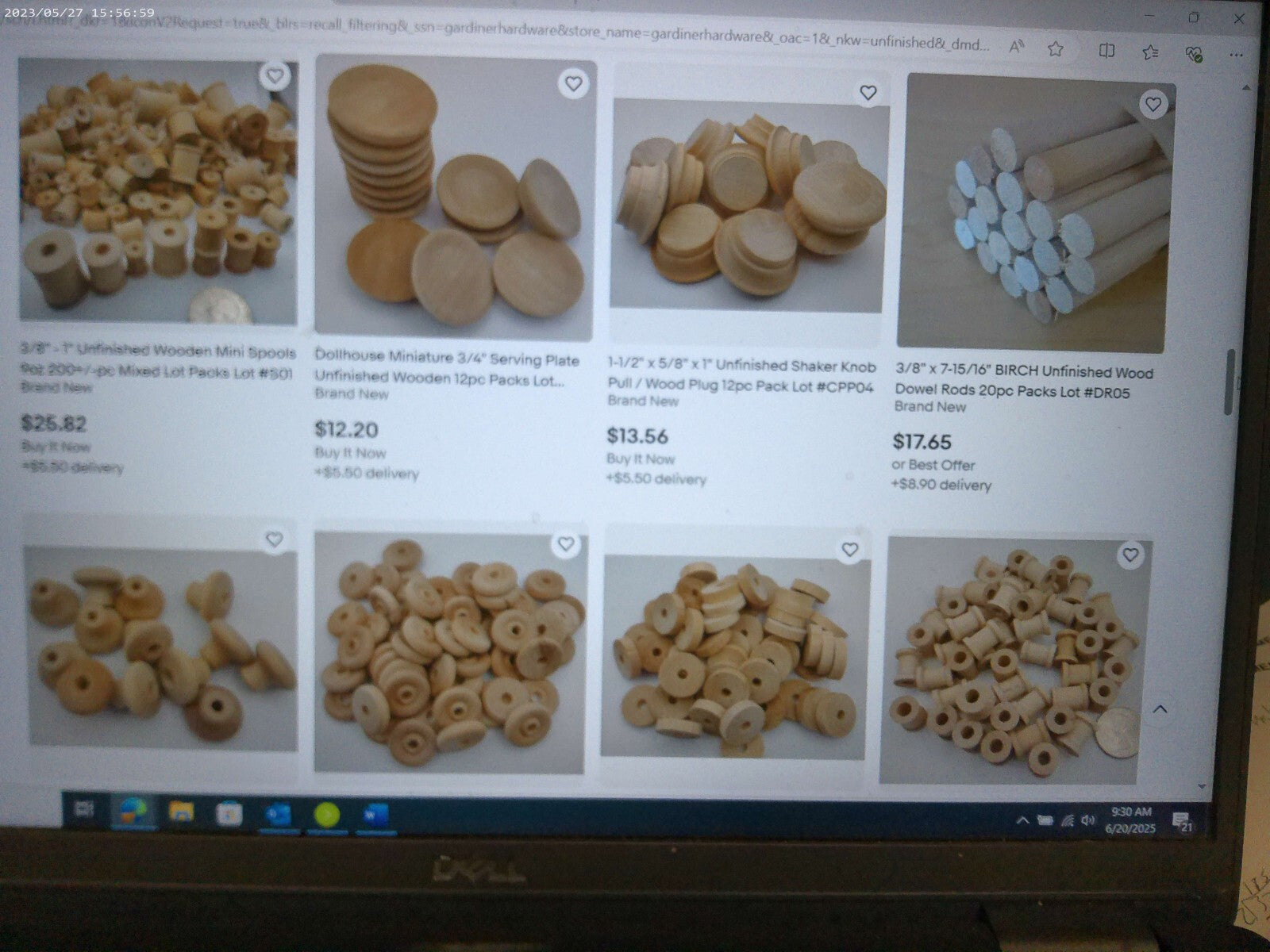 Huge $40k Un-Finished Wooden Craft Parts DIY eBay Store Inventory Lot For Sale