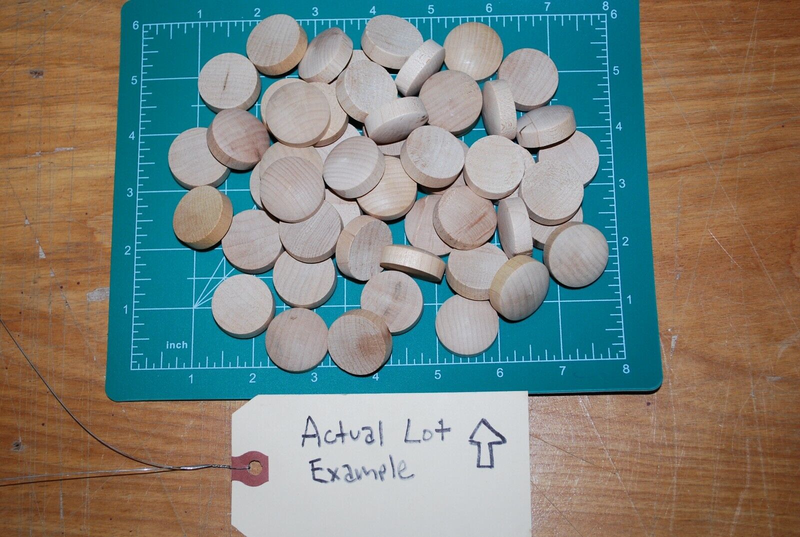 1" Oval Top Birch Wood Plugs 50pc Packs - PL16