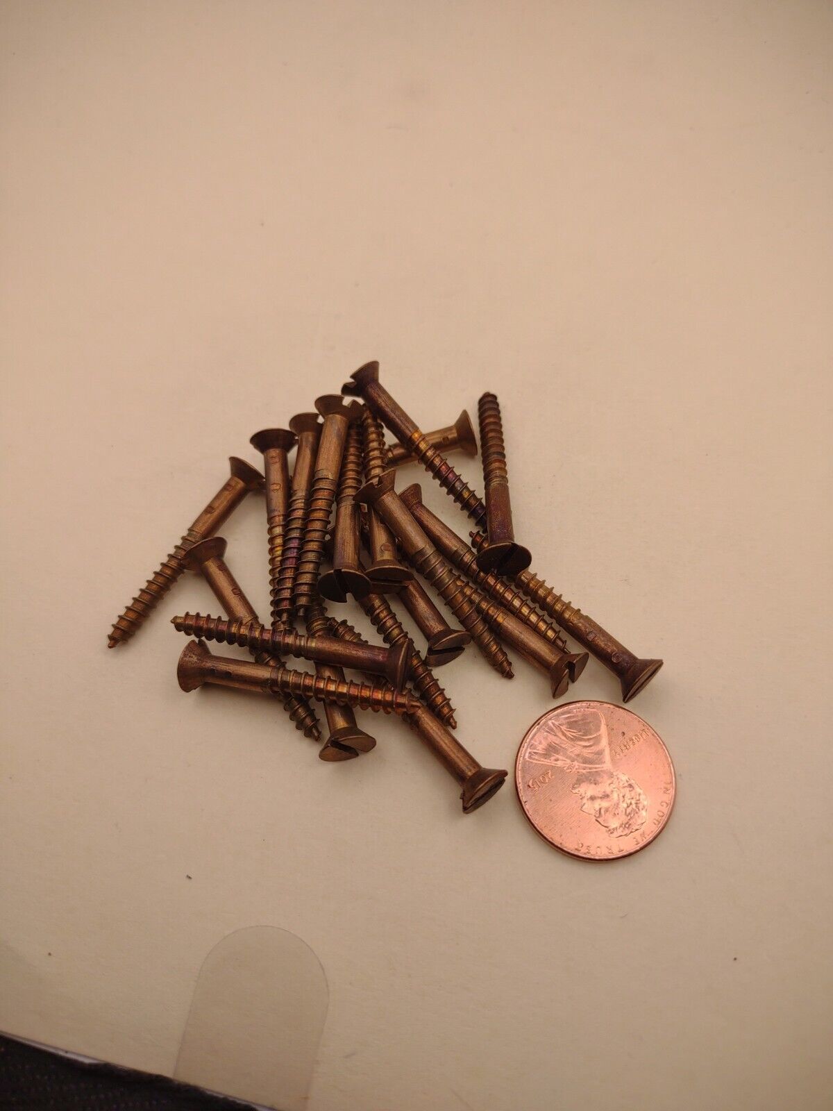 #6 x 1-1/4" Silicon Bronze Flat Head Slotted Marine Wood Screws (20) pack SBWS13