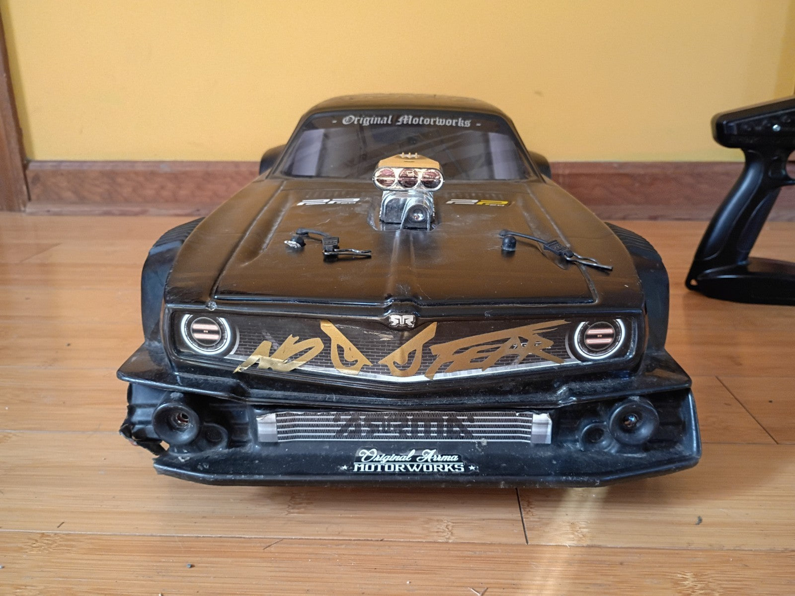 Arrma Felony 6s 1/7 Scale RC 4ws Street Car, Complete, Used, Includes Batteries