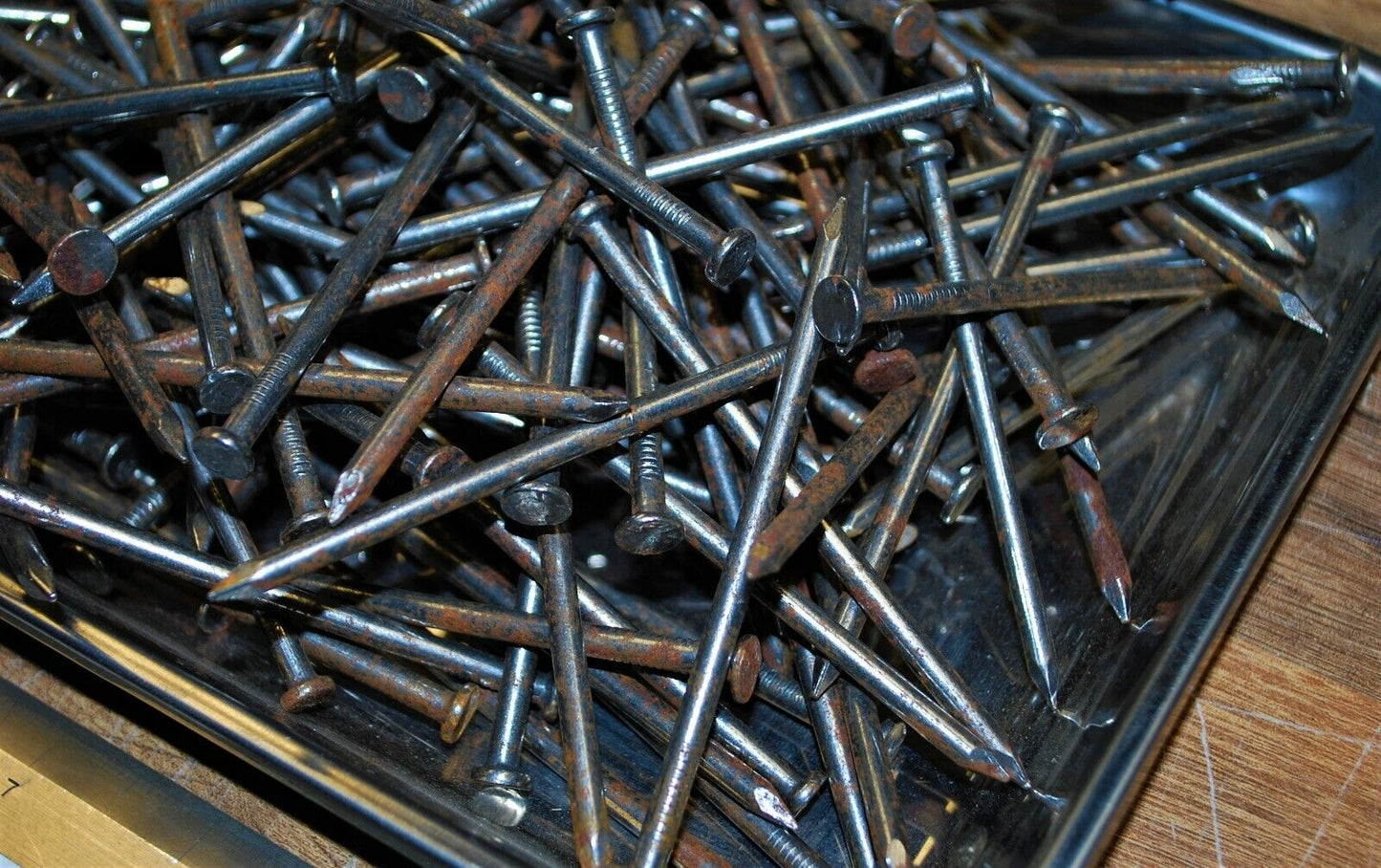 5lbs Rustic Weather aged 16D 3.5" Steel Nails - Steampunk Hardware - #NB01