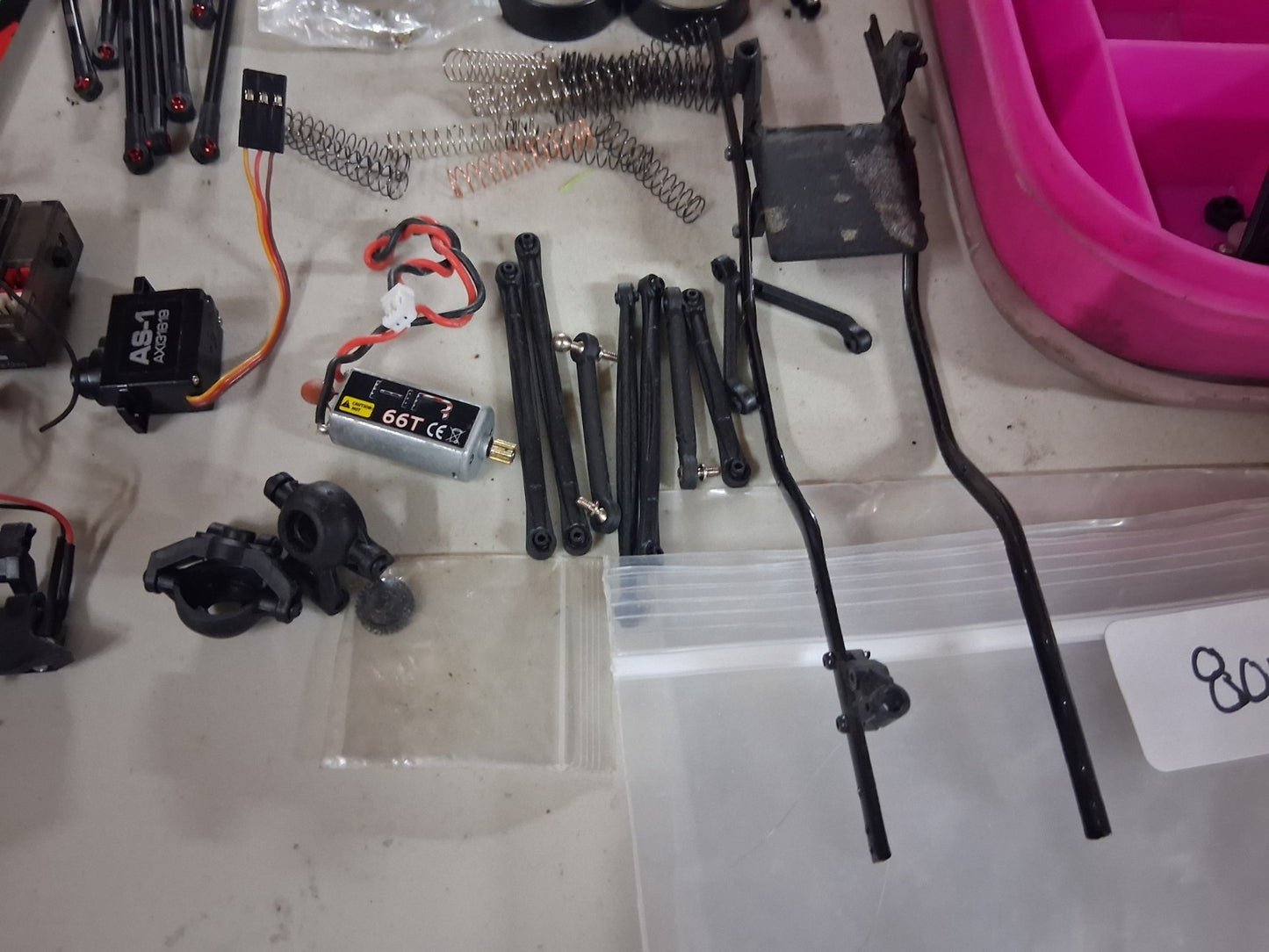Nice lot of SCX24 1/24 Crawler pars, Upgrades, spares - 80N-206