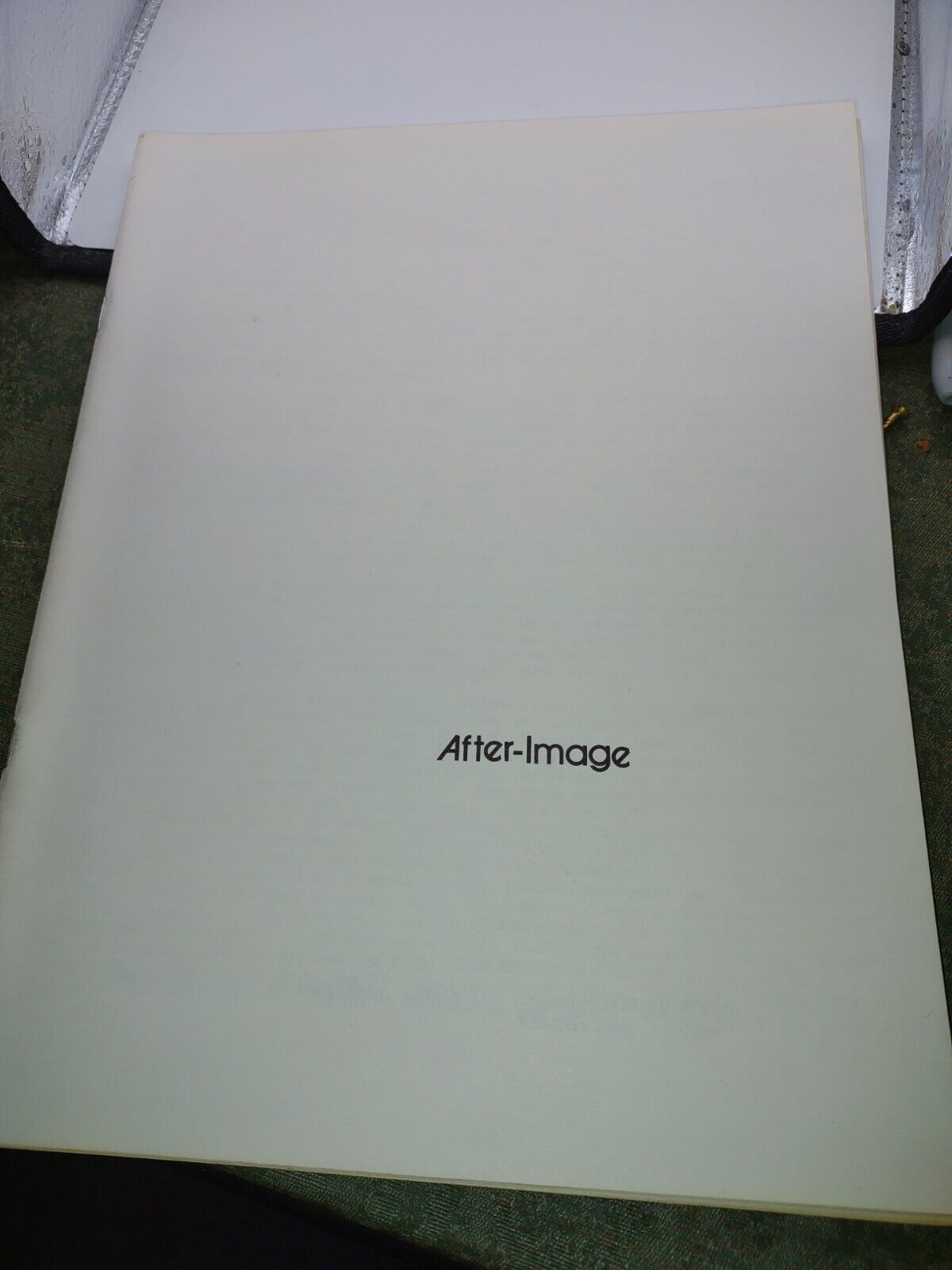 After-Image Magazine Art Magazine Issue No 1 one 1978