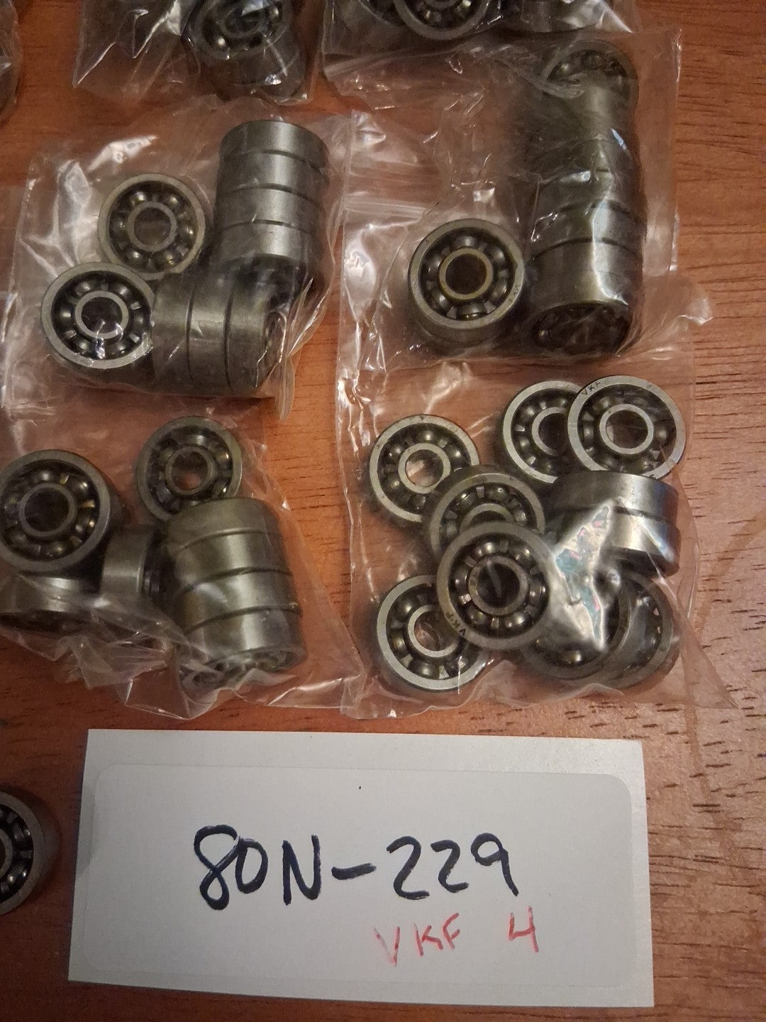 Lot of 93 vintage NOS VKF 4 Precision Ball Bearings Lot 80N-229