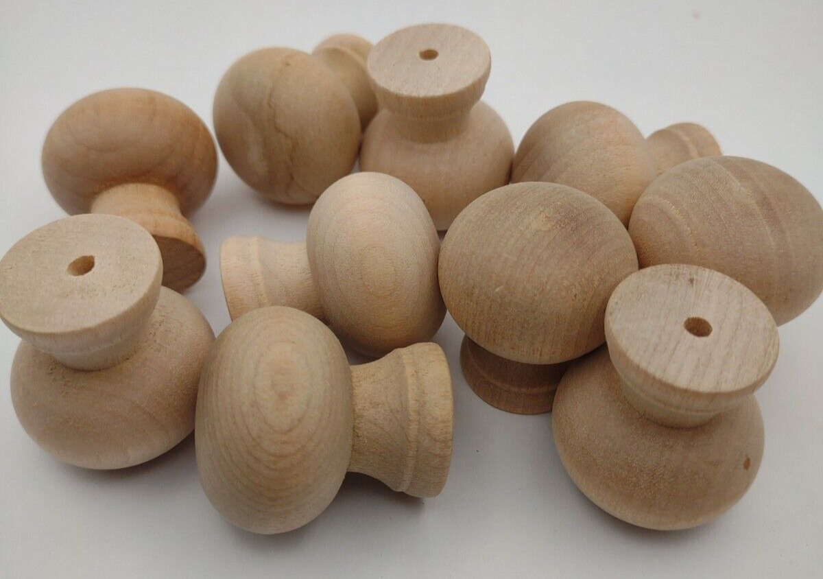 1-1/8" x 1-1/4" x 1/8" hole Unfinished Cabinet Drawer Pull 12pc Pack Lot #CPH08
