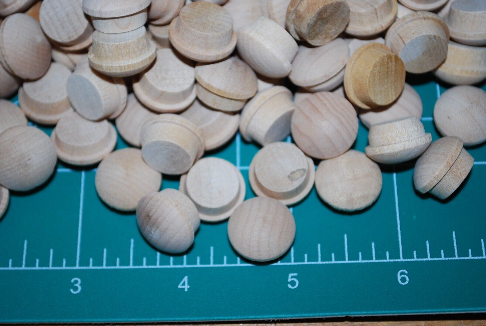 1/2" Mushroom Top Birch Wood Plugs 150pc Packs - PL15