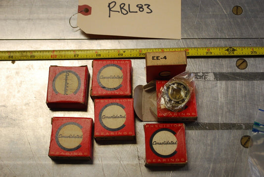 Hoffman EE-4 Ball Bearings - Lot of Qty (7) NOS - RBL83