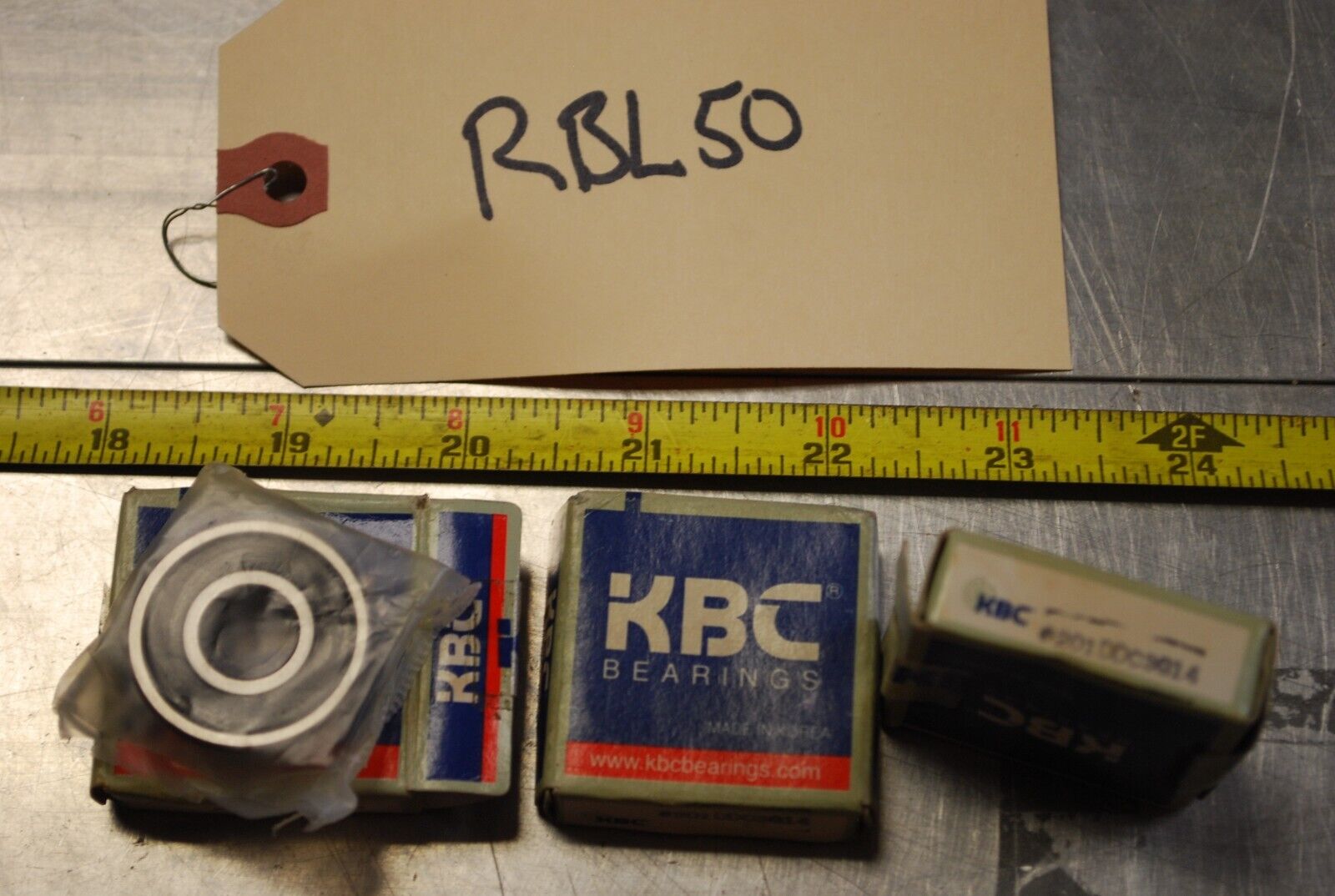 KBC 6201 DDC3 Ball Bearings - Lot of Qty (3) NOS - RBL050