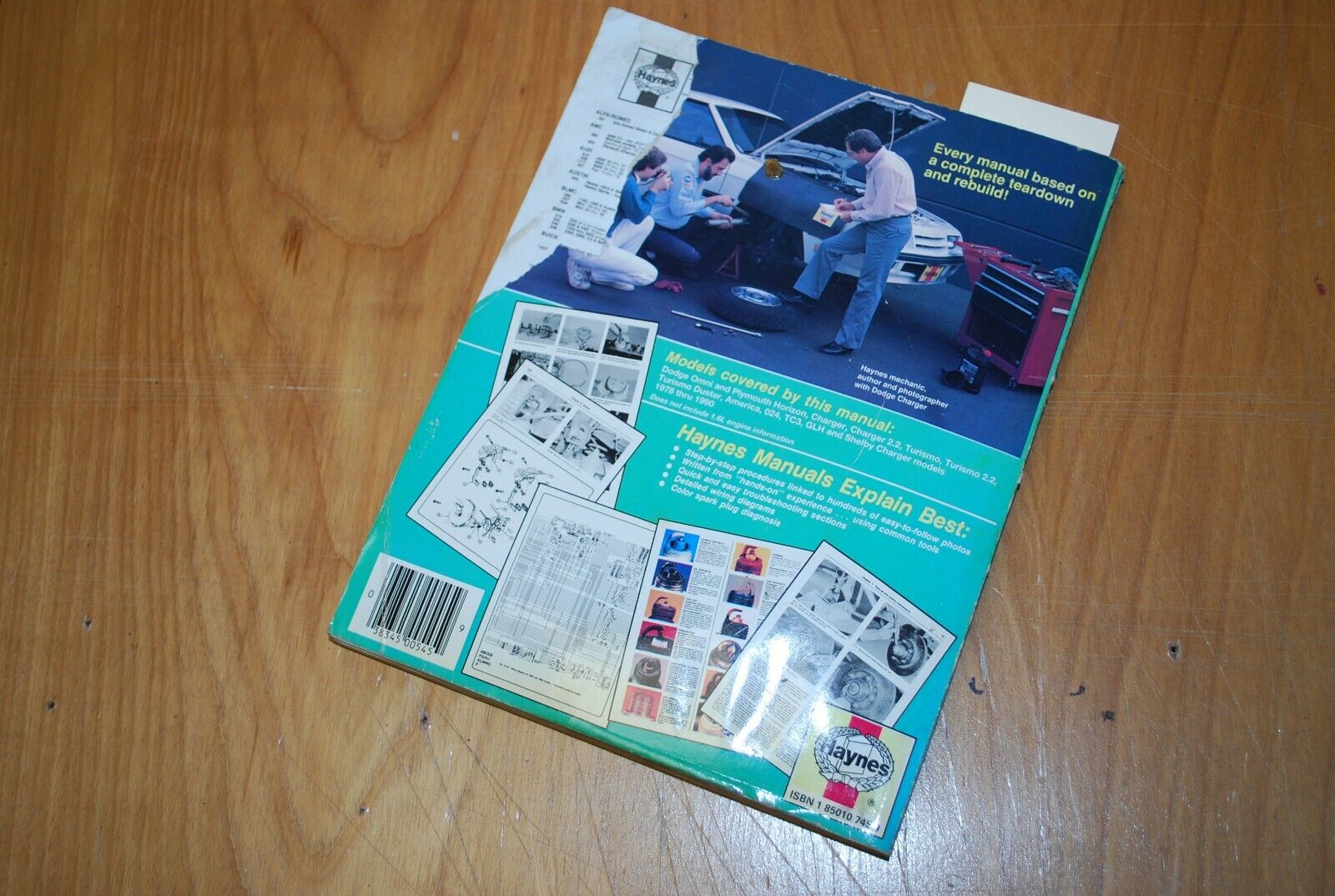 Haynes Repair Manual Guide Dodge Plymouth Omni Horizon 1978-1990 - B047