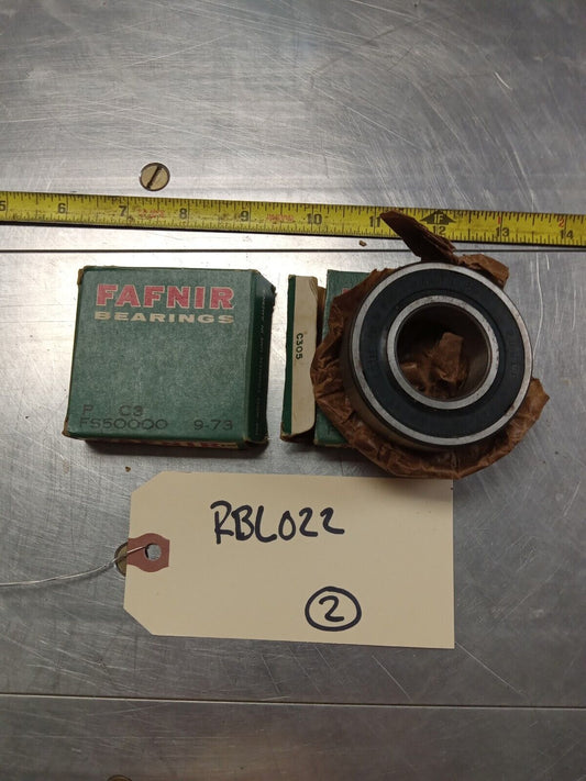 FAFNIR 206PPBall Bearings - Lot of Qty (2) NOS - RBL022