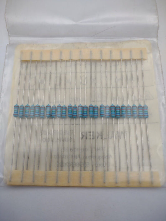 Walker 16.5K 1/4 Watt 1% MF55C 1652F Metal Film Resistors Pack lot qty (25) 19