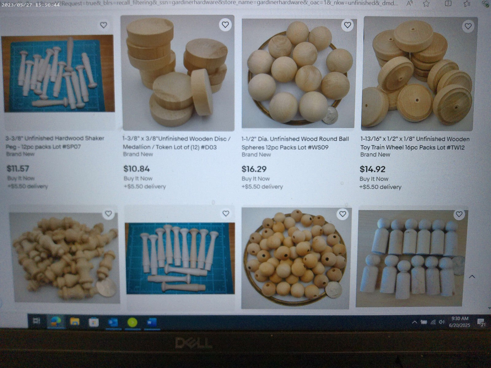 Huge $40k Un-Finished Wooden Craft Parts DIY eBay Store Inventory Lot For Sale