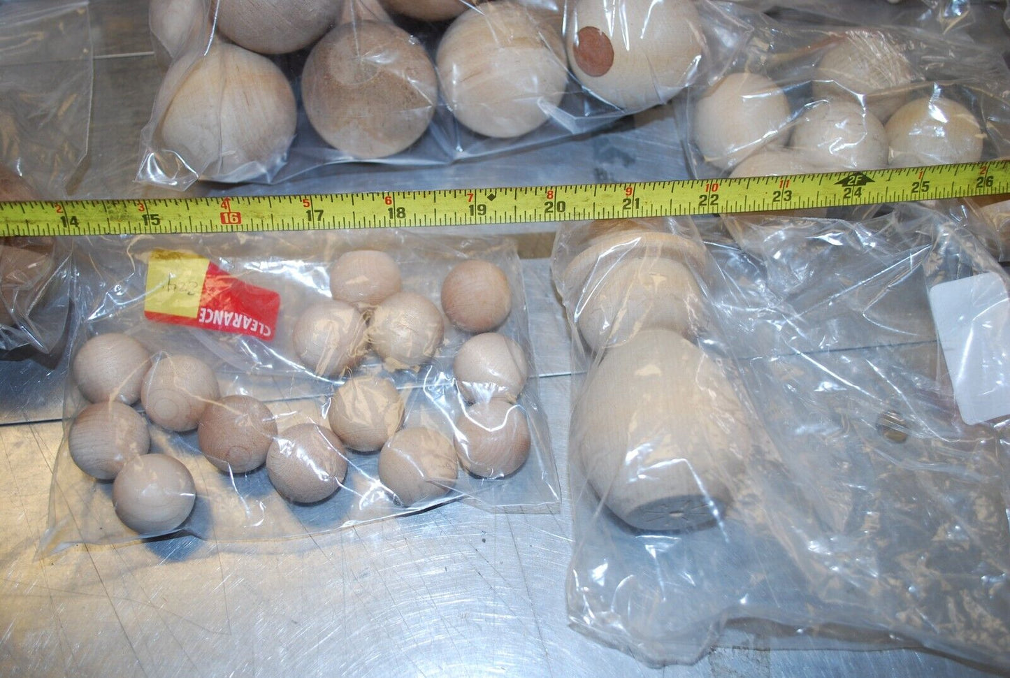 Balls, Vases, Snowmen, Wooden Craft Parts / Shapes Mix - Actual Lot – WPS47