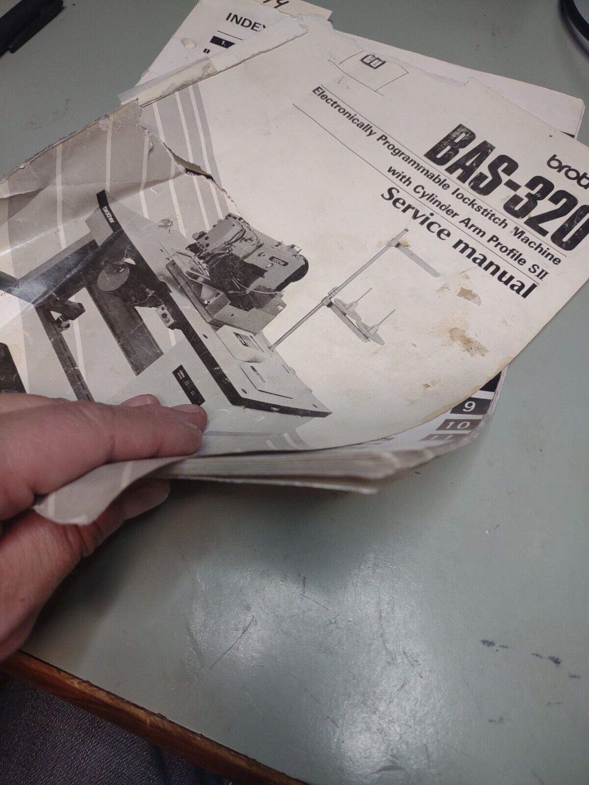 Brother Lockstitch Machine BAS-320 Service Manual - #08174