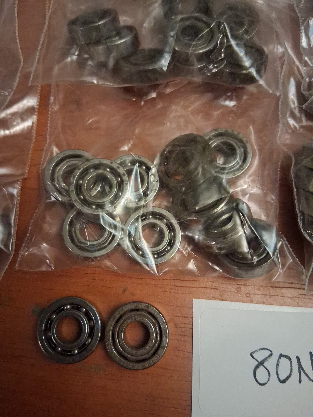 Lot of 122 vintage NOS New Departure R4 Precision Ball Bearings Lot 80N-226