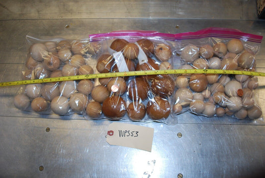 Balls, Spheres, Assort,Wooden Craft Parts / Shapes Mix Dia. - Actual Lot – WPS53
