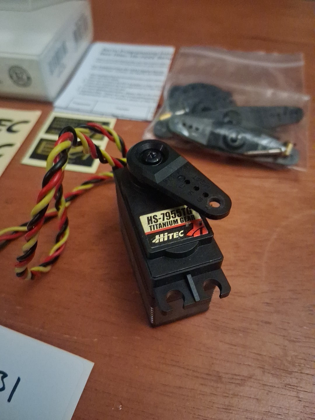 Hitec HS-7955TG V2 Digital Servo High Torque Titanium Gear Coreless - 80N-231