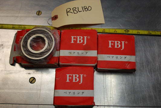 FBJ 6306-2RSSC3 Ball Bearings - Lot of Qty (4) NOS - RBL180