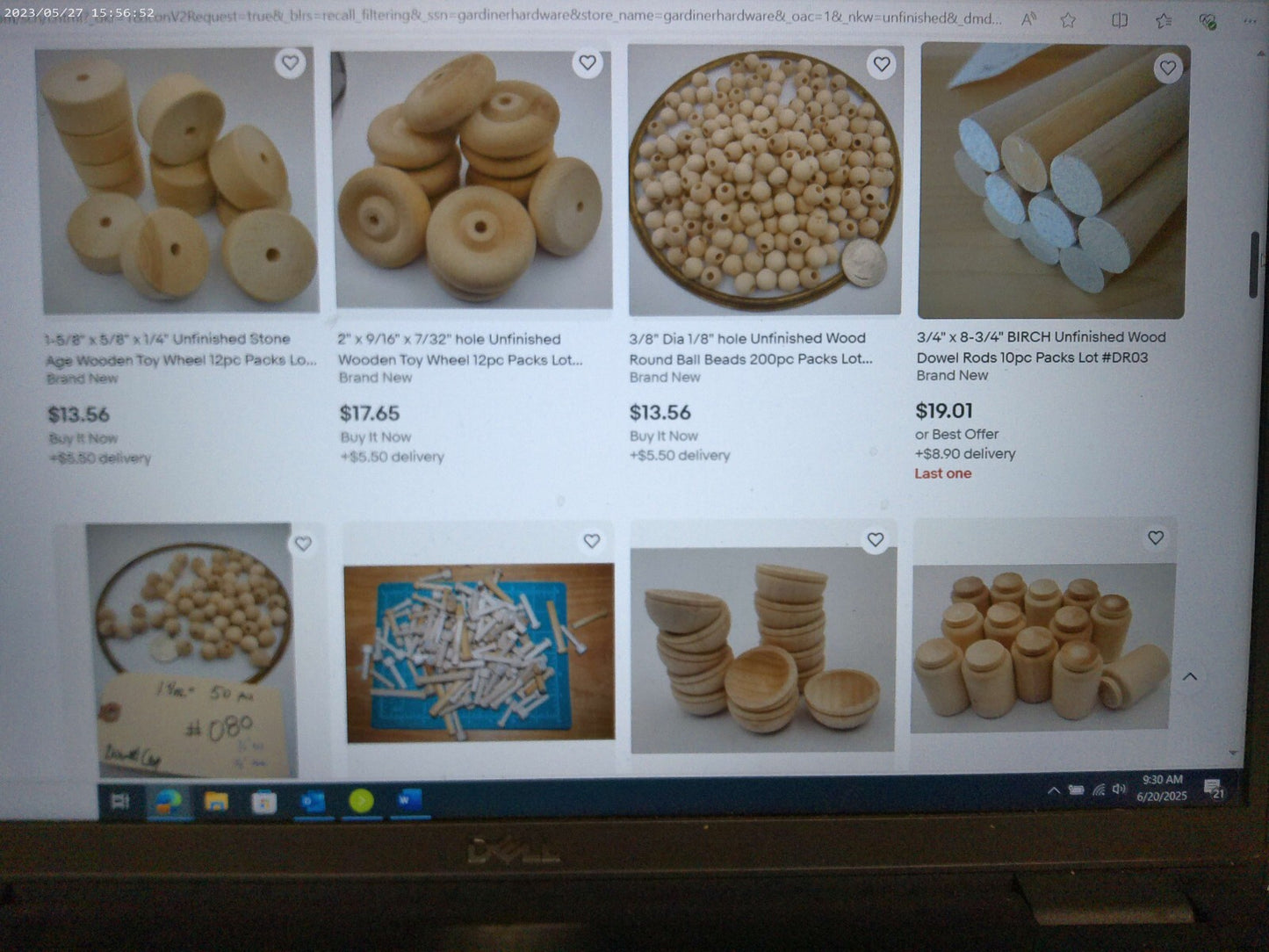 Huge $40k Un-Finished Wooden Craft Parts DIY eBay Store Inventory Lot For Sale