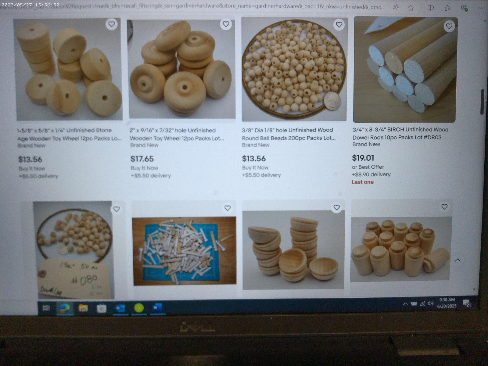 Huge $40k Un-Finished Wooden Craft Parts DIY eBay Store Inventory Lot For Sale