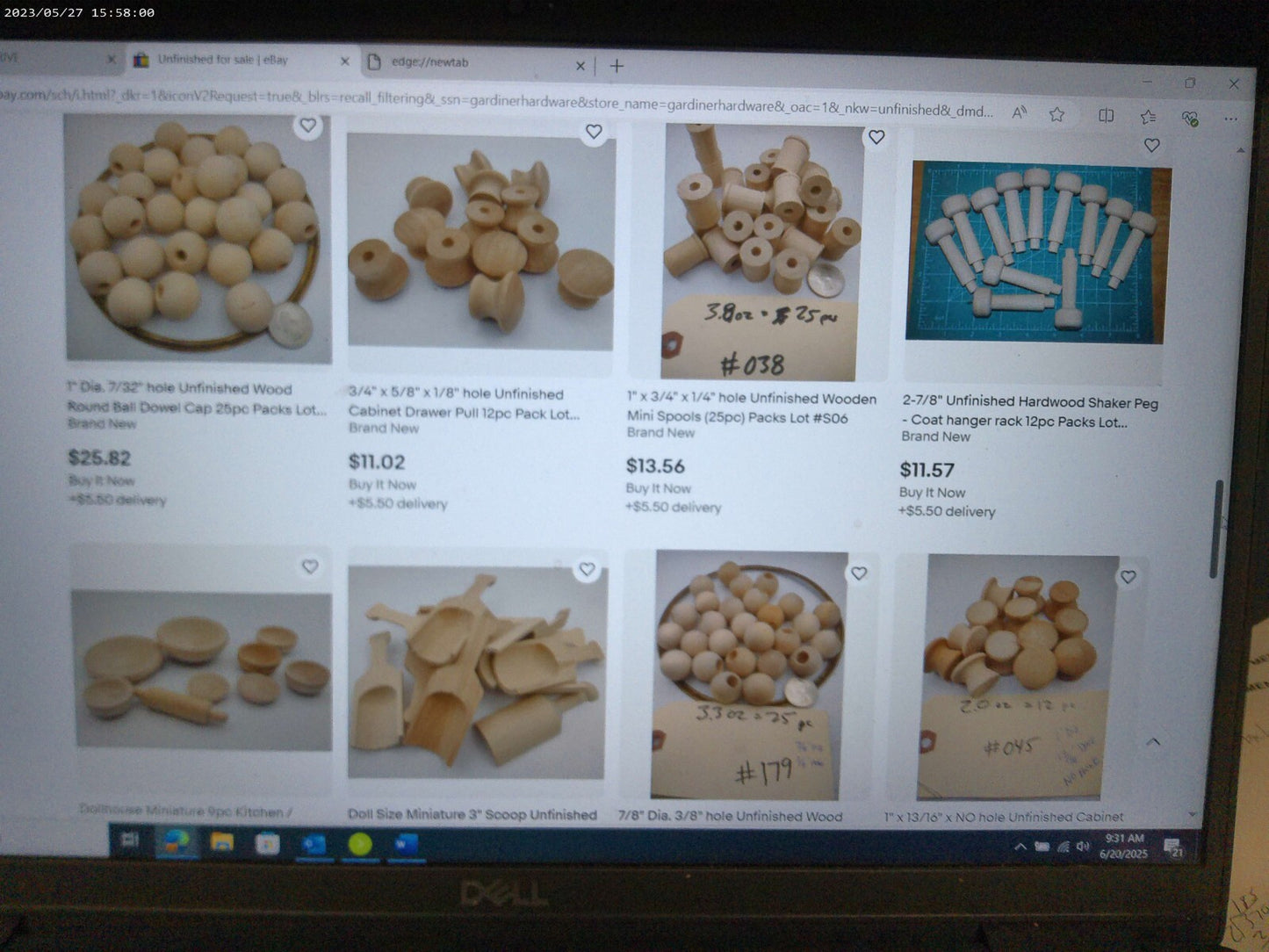 Huge $40k Un-Finished Wooden Craft Parts DIY eBay Store Inventory Lot For Sale