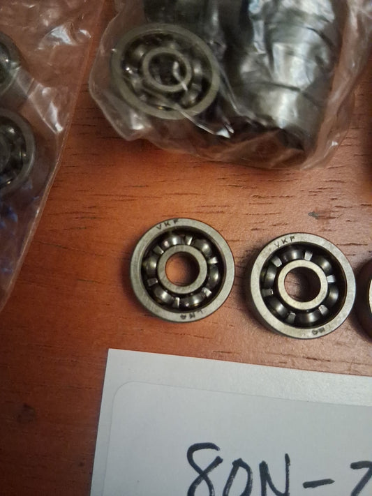 Lot of 113 vintage NOS VKF LM4 , 3 & 4 Precision Ball Bearings Lot 80N-225