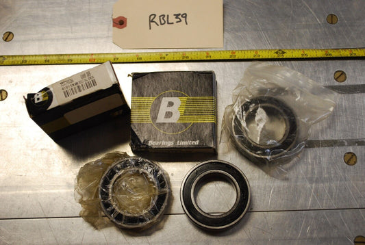 Bearings Unlimited 6008 2RS Ball Bearings - Lot of Qty (5) NOS - RBL039