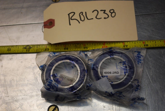 KML 6006-2RD Ball Bearings - Lot of Qty (2) NOS - RBL238