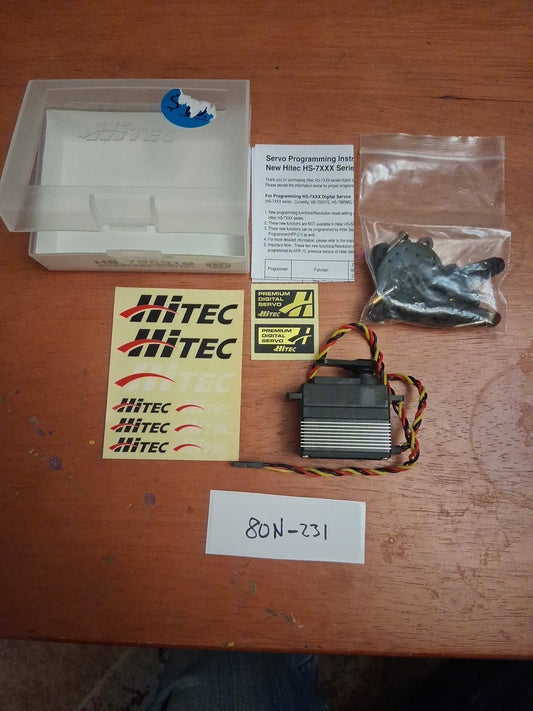 Hitec HS-7955TG V2 Digital Servo High Torque Titanium Gear Coreless - 80N-231