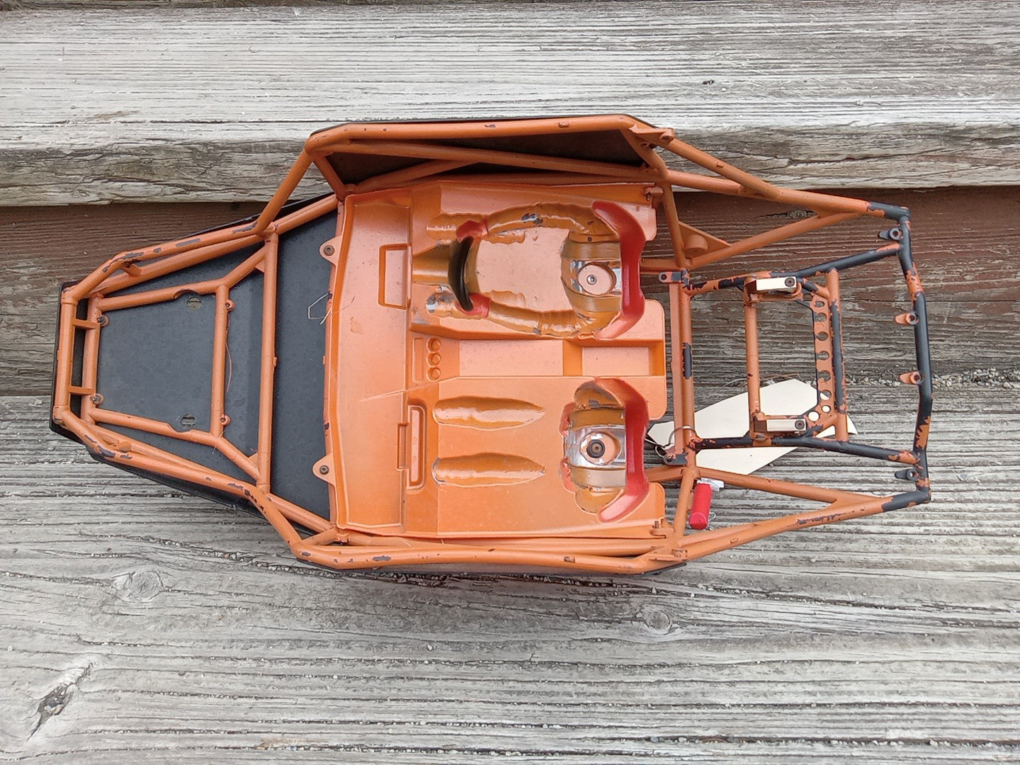 Axial Yeti Original Cage Body with metal panels & body mounts - custom - 80N002