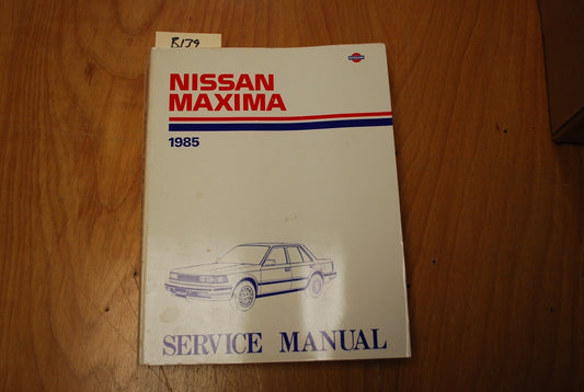 1985 Nissan Maxima Service Repair Manual OEM Factory - B139
