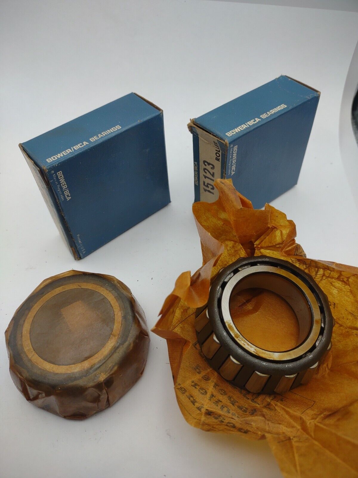 BCA Timkin USA 15123 Bearing Cone NOS Pair Lot of (2) #B018