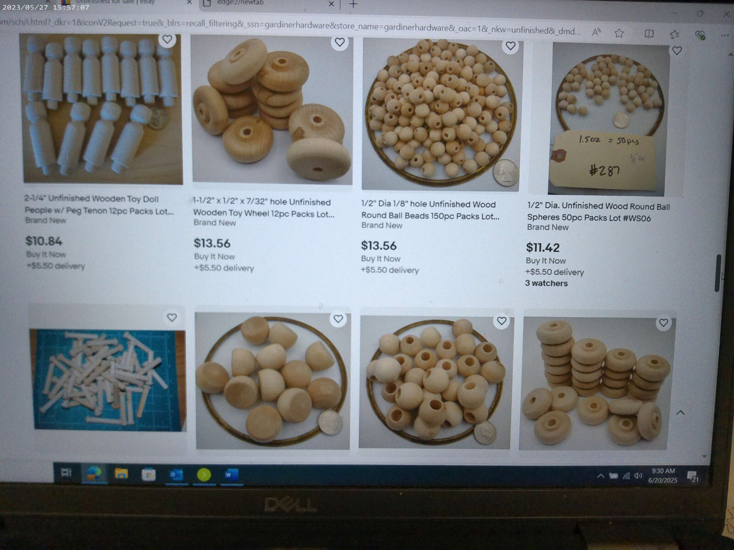 Huge $40k Un-Finished Wooden Craft Parts DIY eBay Store Inventory Lot For Sale