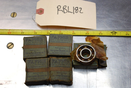 Fafnir 202KT (dried lube) Ball Bearings - Lot of Qty (5) NOS - RBL182