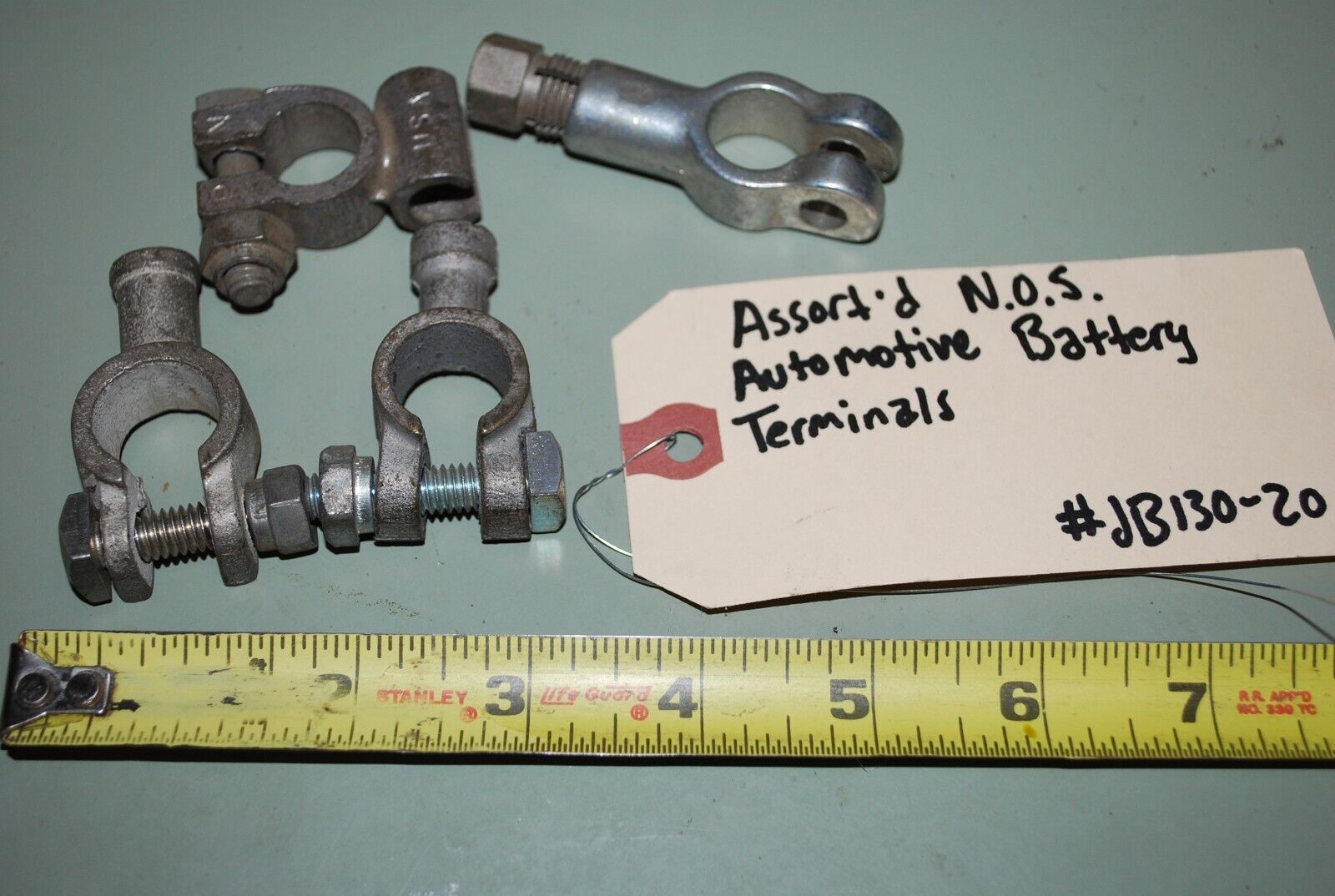 Assorted N.O.S. Automotive Battery Terminal Connectors 4 pieces Lot #JB130-20