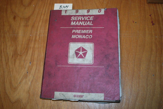 1990 Ford / Premier / Monaco Service Repair Manual OEM Factory - B144