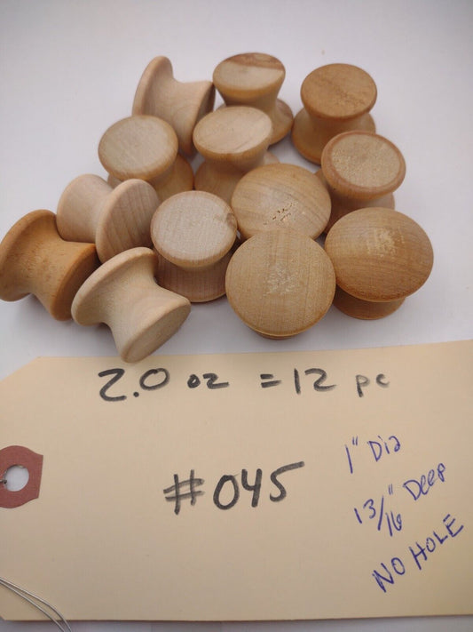 1" x 13/16" x NO hole Unfinished Cabinet / Drawer Pull 12pc Pack Lot #CPH05