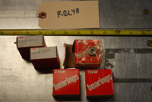 MRC R4FFM 0185 Ball Bearings - Lot of Qty (5) NOS - RBL048