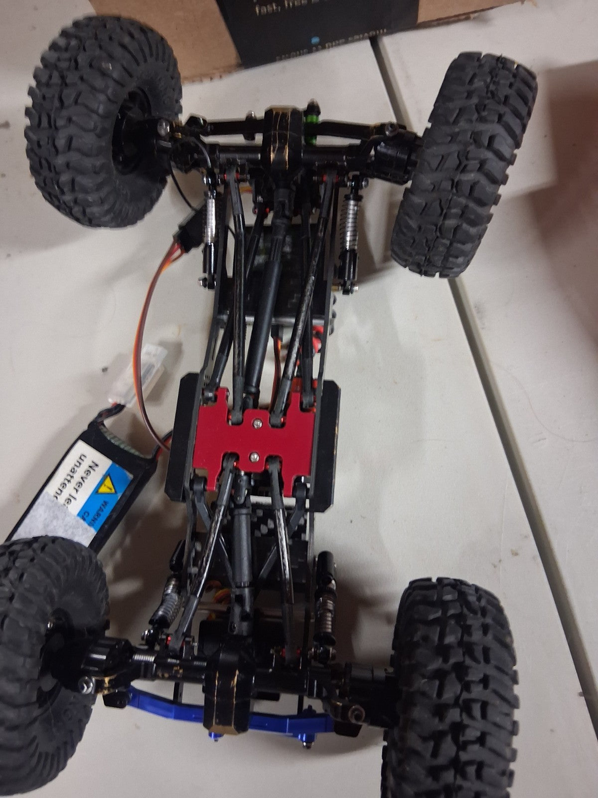 Highly Upgraded HEAVY SCX24 Crawler - All metal, 4WS, custom body - 80N-212