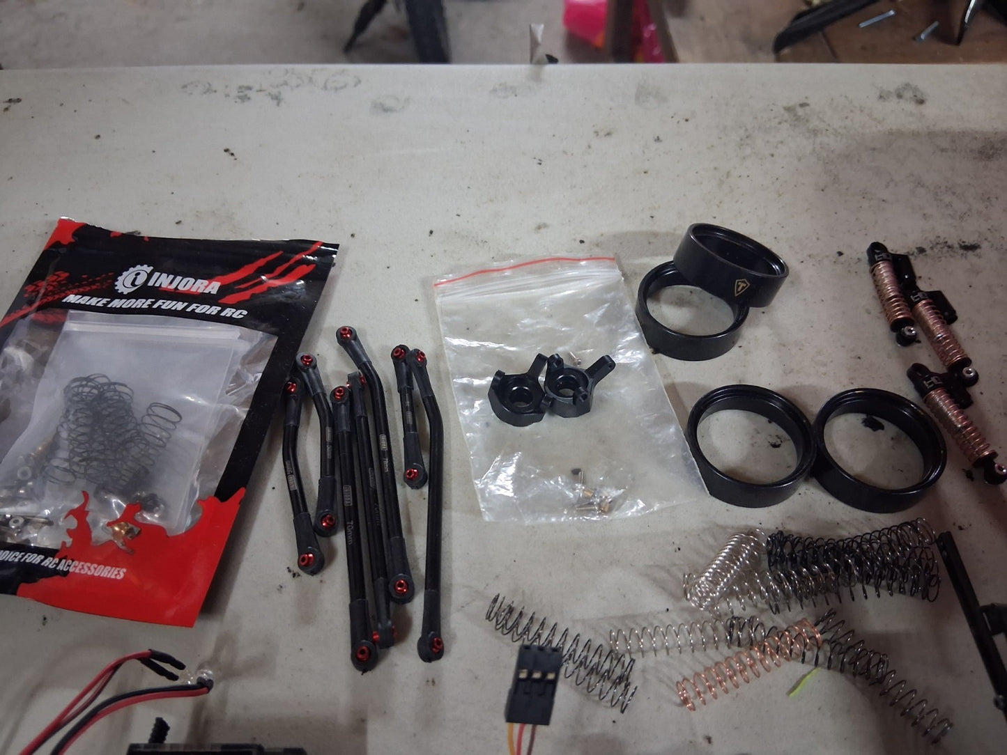 Nice lot of SCX24 1/24 Crawler pars, Upgrades, spares - 80N-206