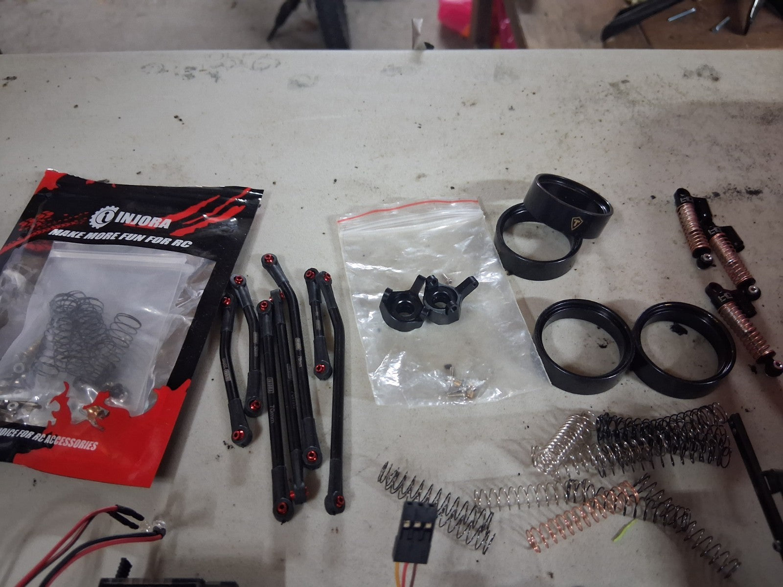 Nice lot of SCX24 1/24 Crawler pars, Upgrades, spares - 80N-206