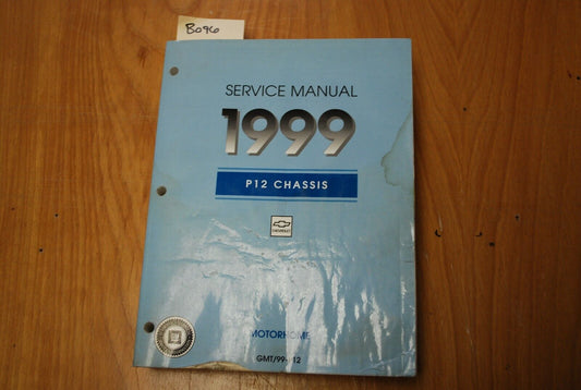 1999 P12 Chevrolet Motorhome Chassis Service Manual - B096