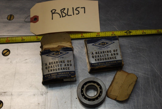 NICE PR34 Ball Bearings - Lot of Qty (2) NOS - RBL157