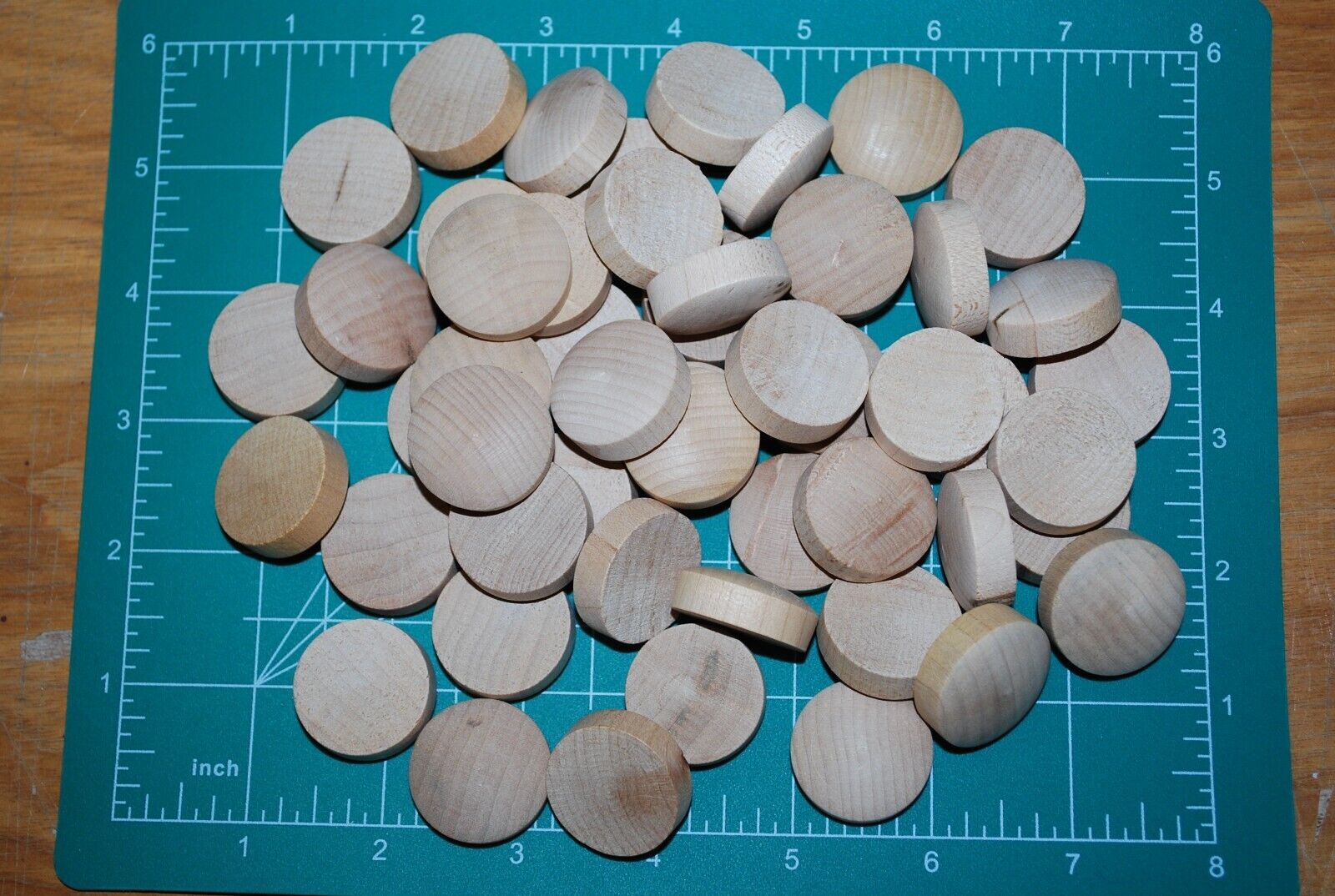 1" Oval Top Birch Wood Plugs 50pc Packs - PL16