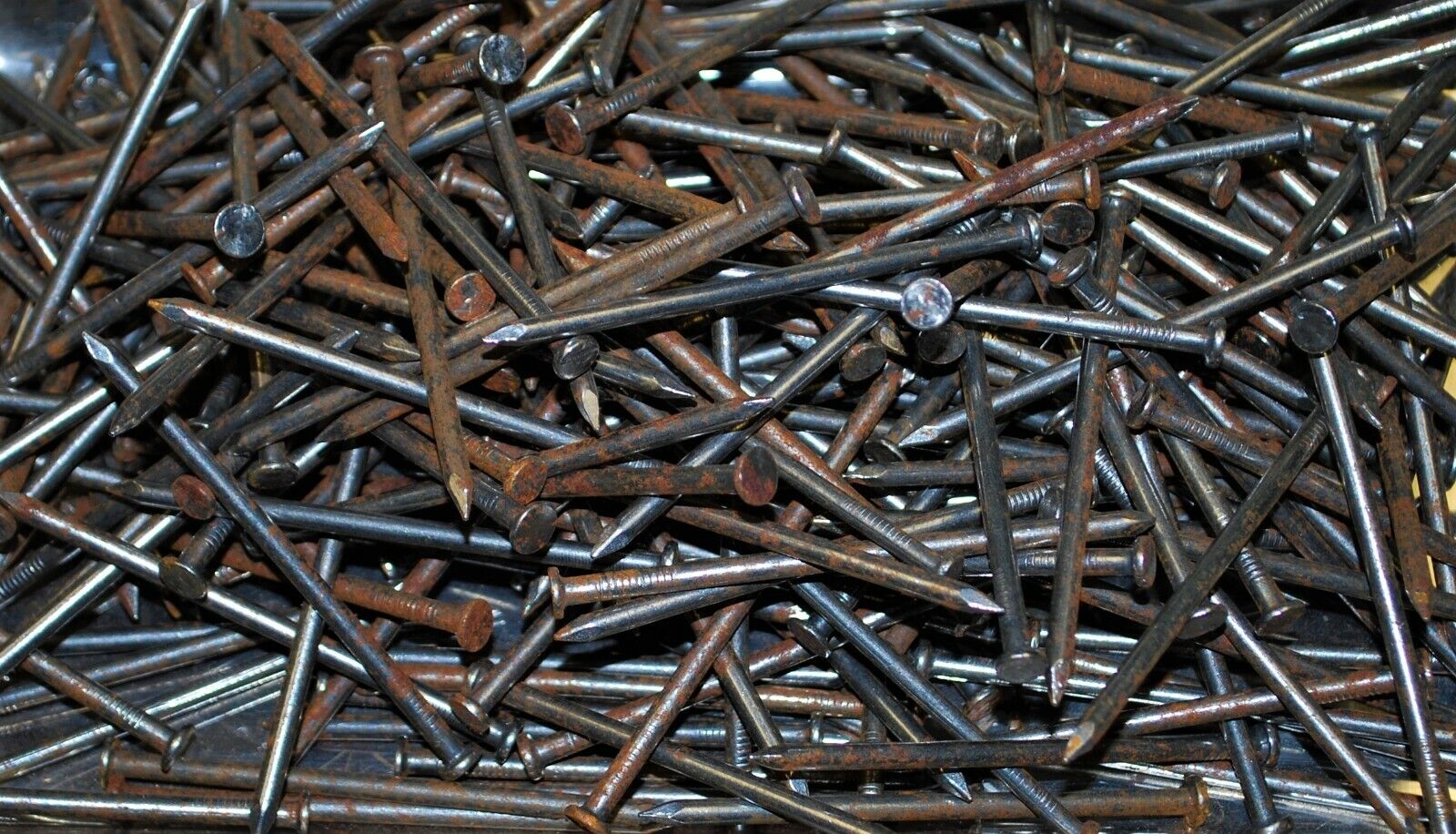5lbs Rustic Weather aged 16D 3.5" Steel Nails - Steampunk Hardware - #NB01