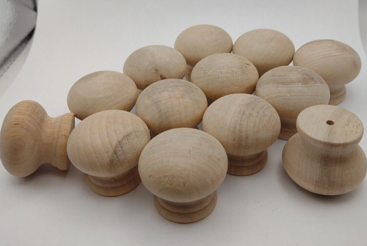 1-5/16" x 1-1/8" x 1/8" Unfinished Cabinet / Drawer Pull 12pc Pack Lot #CPH01