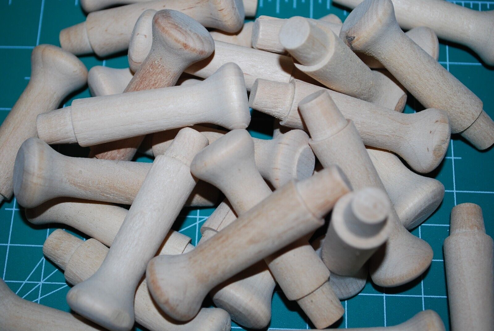 2-1/8" Unfinished Hardwood Shaker / Coat / Hat Peg 25pc Packs Lot #SP02