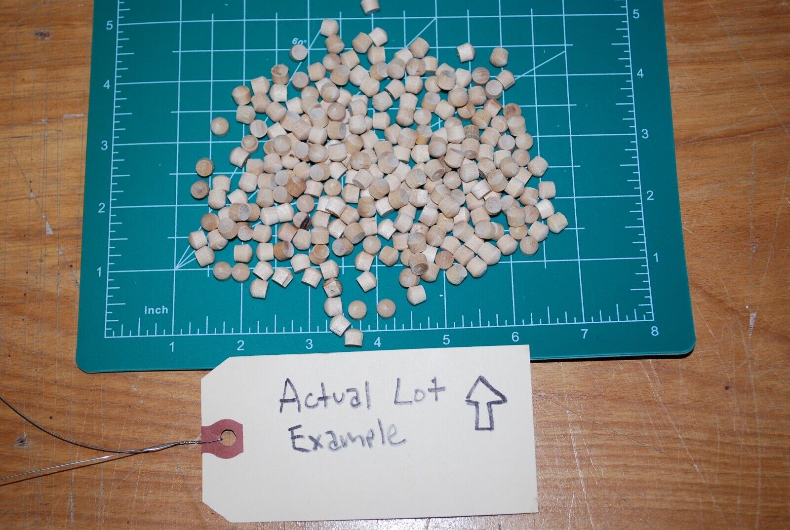 1/4" Oval Top Birch Wood Plugs 250pc Packs - PL18