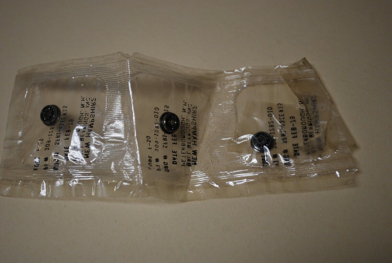 Lot of (3) New Hampshire SFR1-43Eek15 Micro Precision Ball Bearings